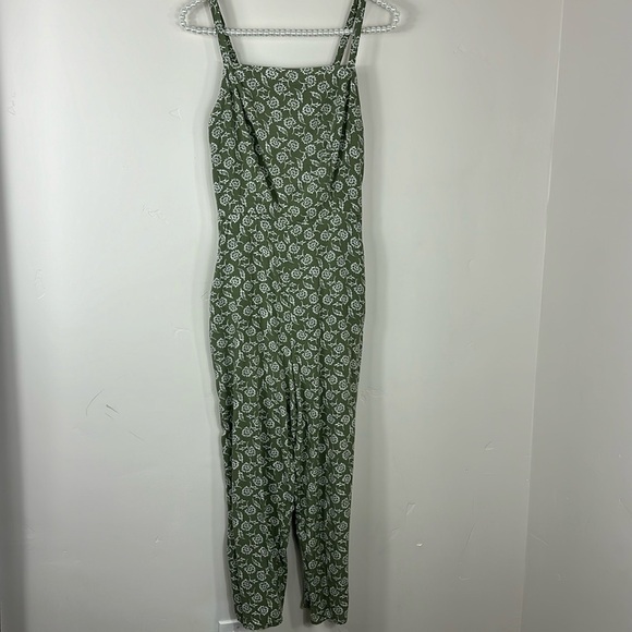 Old Navy Green Floral Boho Jumpsuit Romper XS - Picture 2 of 7